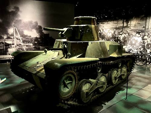 National Museum of Singapore Replica of Type 95 Japanese Ha Go Tank