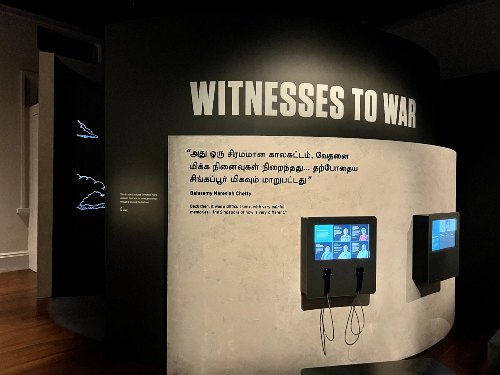 National Museum of Singapore Witnesses To War Pod
